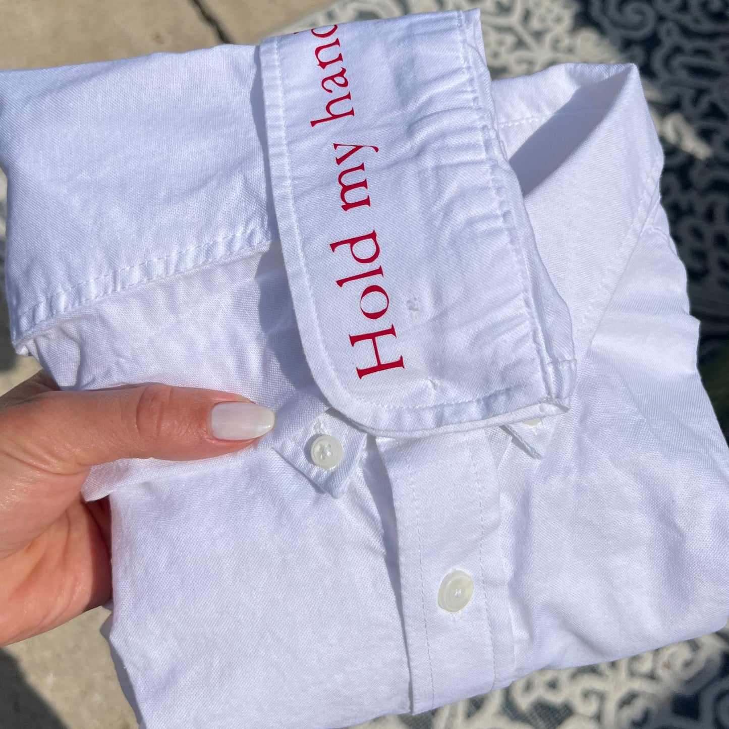 Hold my ______ Secret Message Shirt