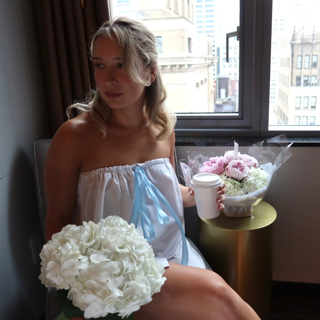 re-tailored vintage bridal matching set wedding morning